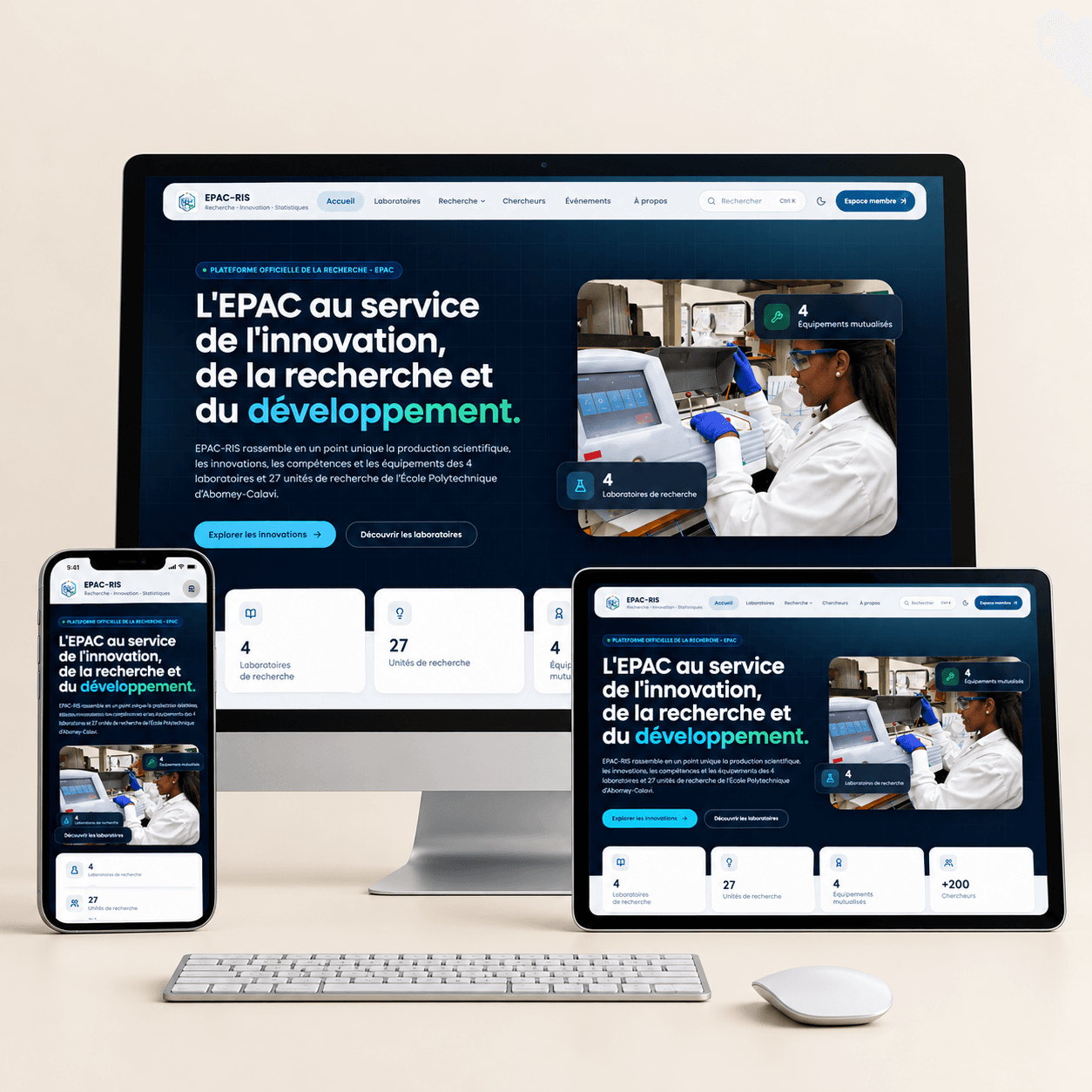 EPAC-RIS — Plateforme de gestion et de valorisation de la recherche universitaire